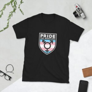 Pride Pro Wrestling – Trans Pride Logo T-Shirt