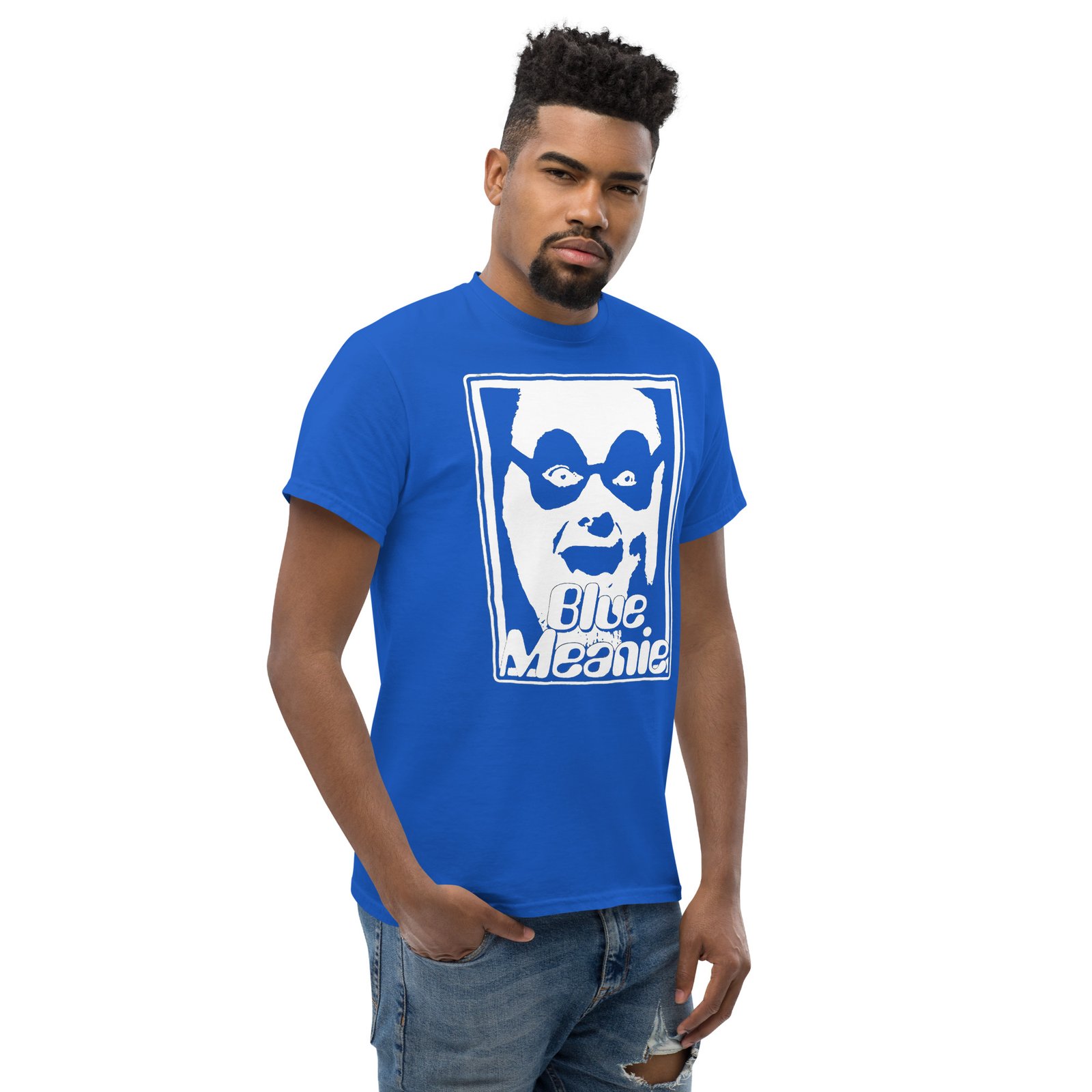 thumbnail image 2 of BWo Blue World Order ECW Men's T-Shirt - Blue Meanie & Big Stevie Cool - 100% Cotton 2 of 4