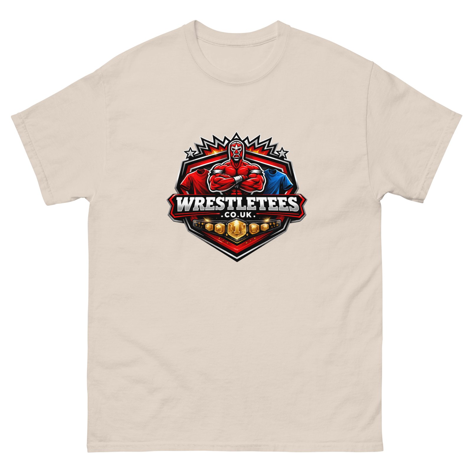 WrestleTees Logo Unisex classic T-Shirt - Image 9
