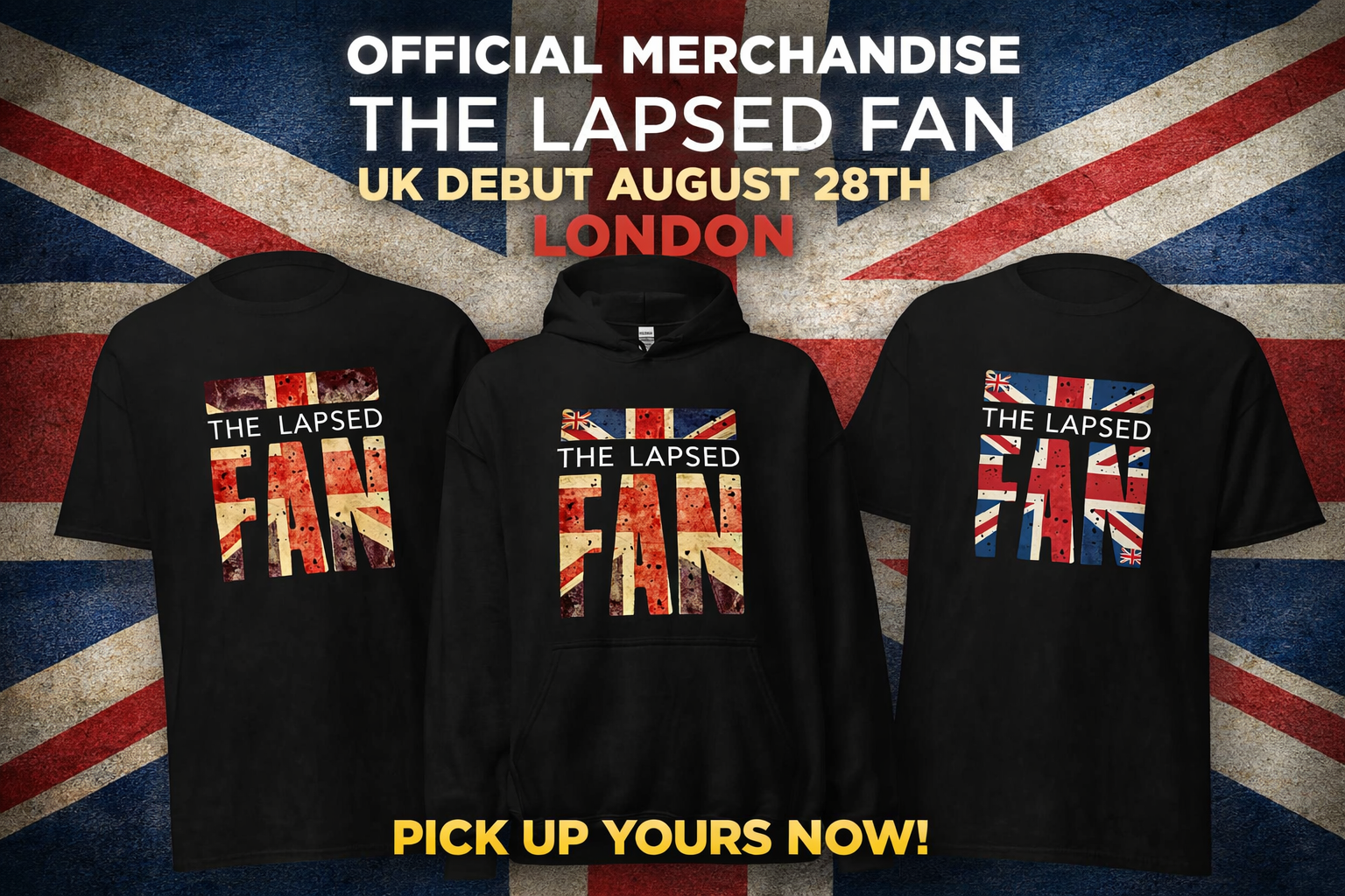 Official UK Merch for The Lapsed Fan!